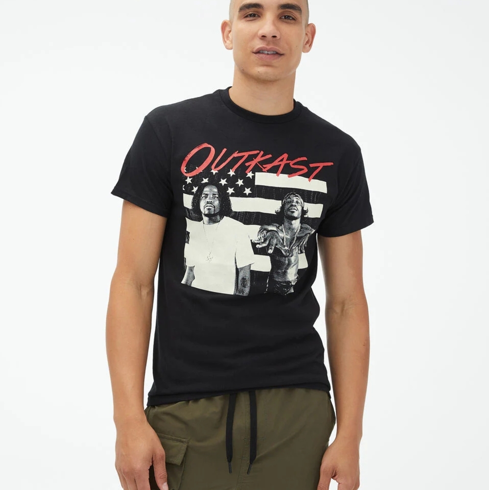 Outkast Graphic Black T-Shirt
